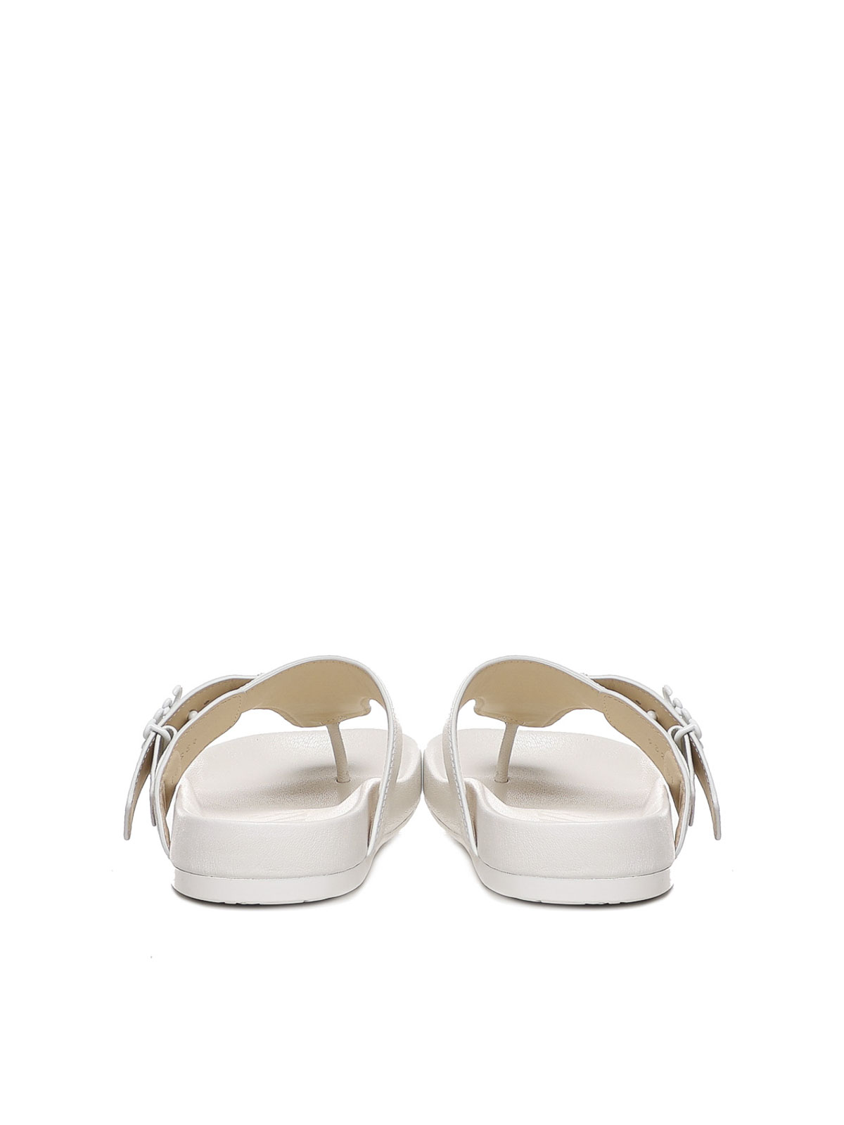 Shop Loewe Ease Flip Flops In Blanco