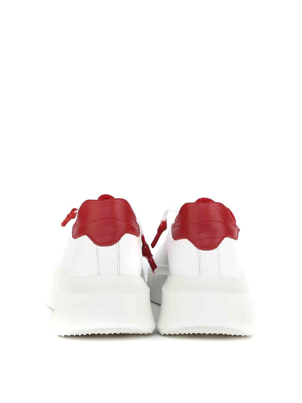 Shop Giuliano Galiano Sneakers In Blanco