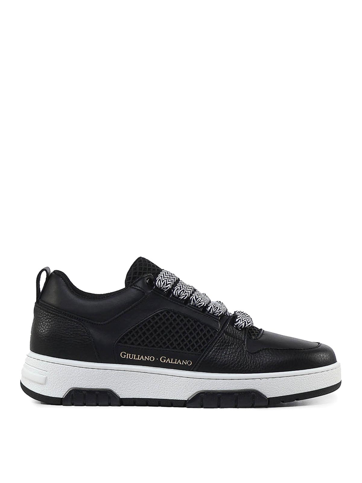 Shop Giuliano Galiano Vyper Sneakers In Eco-leather In Blanco