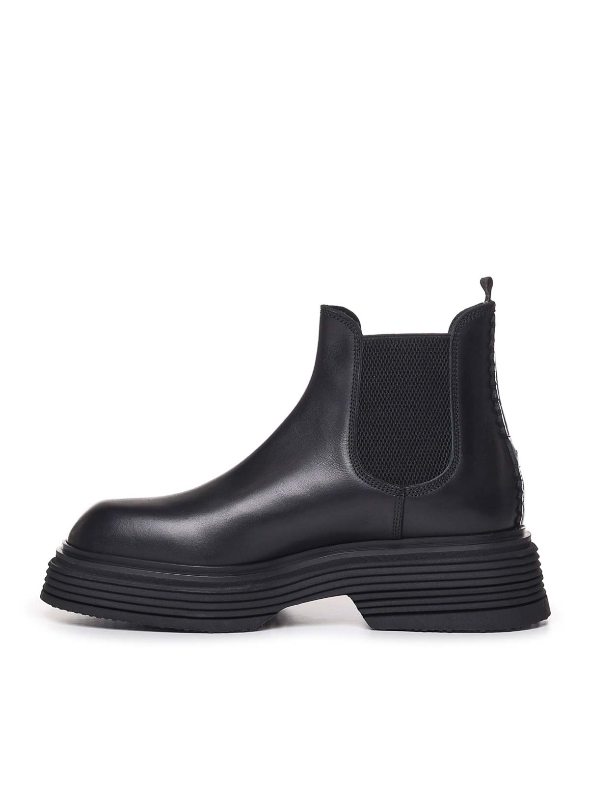 Shop The Antipode Leather Boots In Black