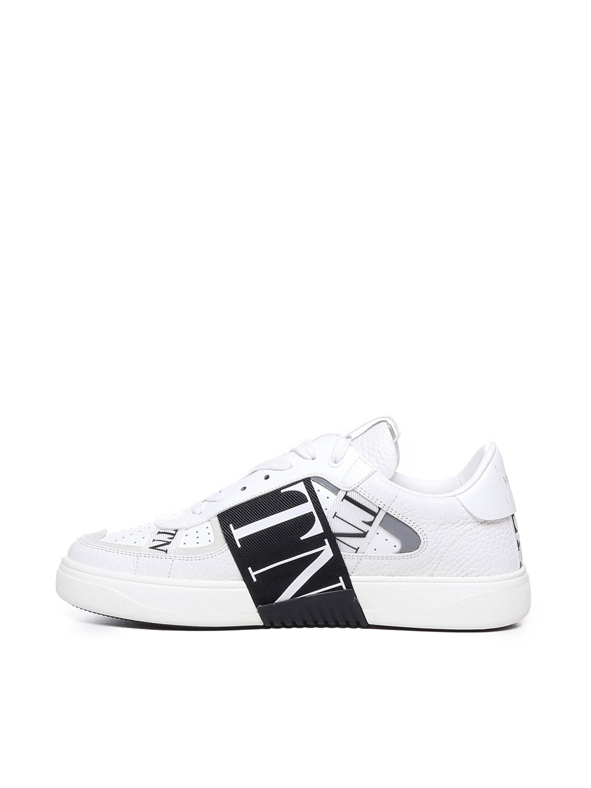 Shop Valentino Sneakers With Logo In White