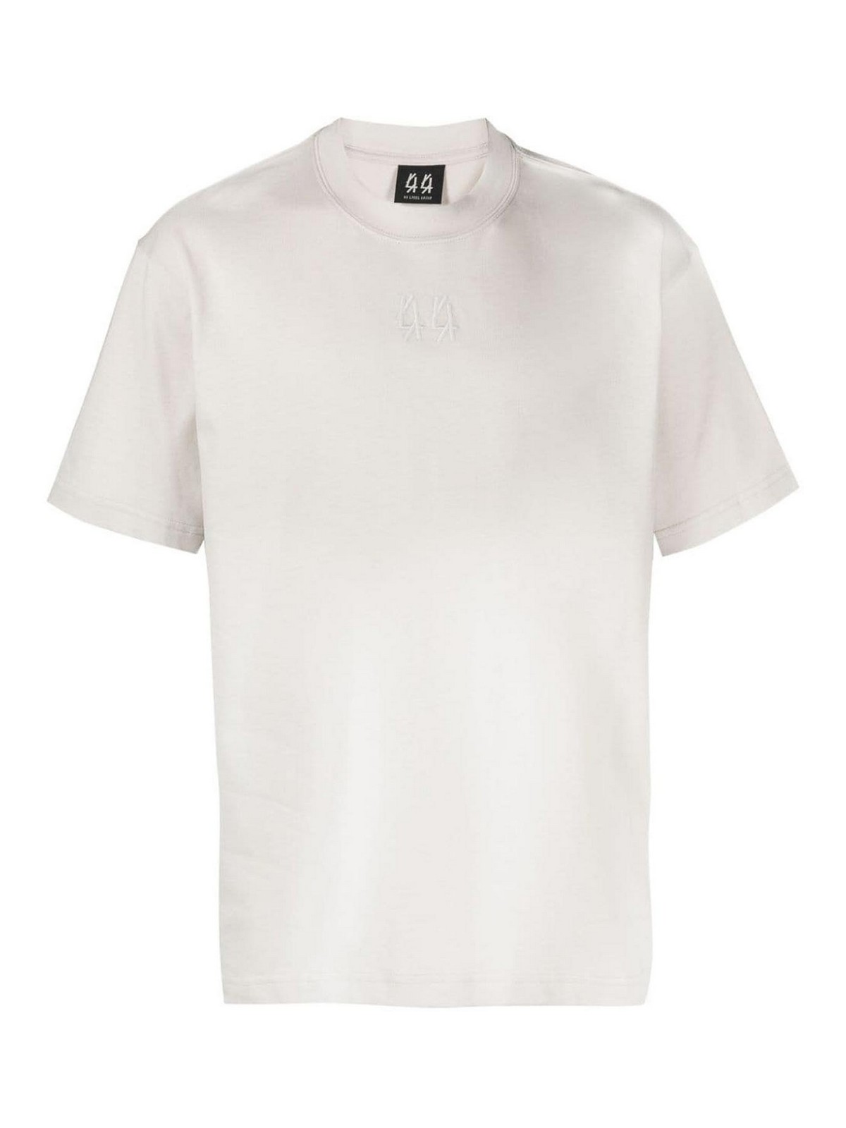 44 Label Group T-shirt In Beige Cotton In White
