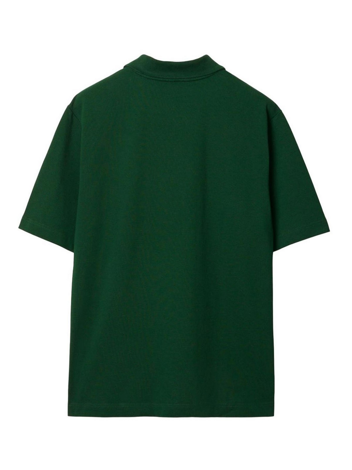 Shop Burberry Camiseta - Verde Oscuro In Dark Green