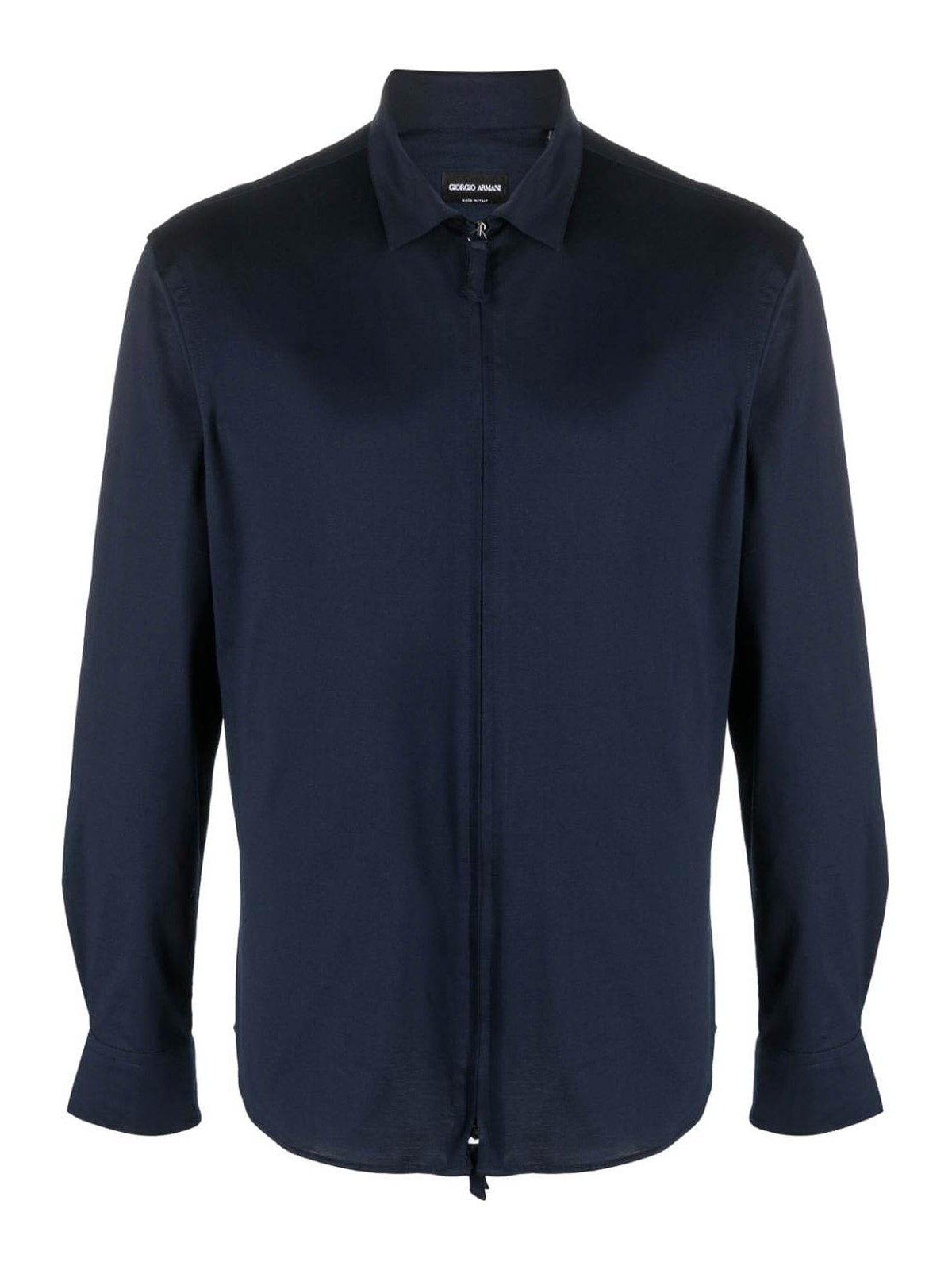 Shop Giorgio Armani Shirt Blue
