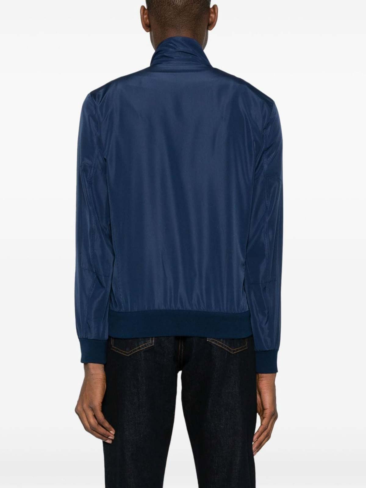 Shop Kiton Casual Jacket In Blue