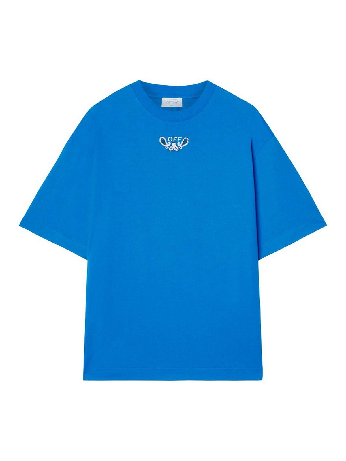 Shop Off-white T-shirt In Blue
