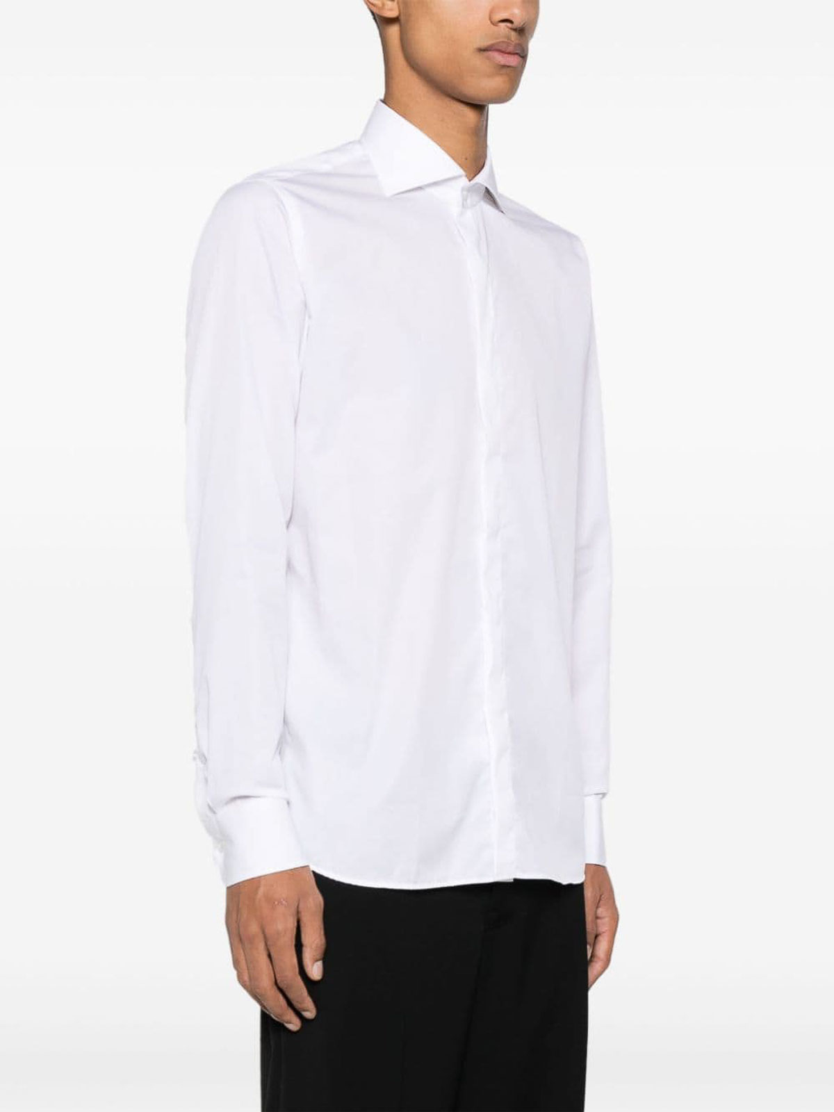 Shop Tagliatore Shirt White