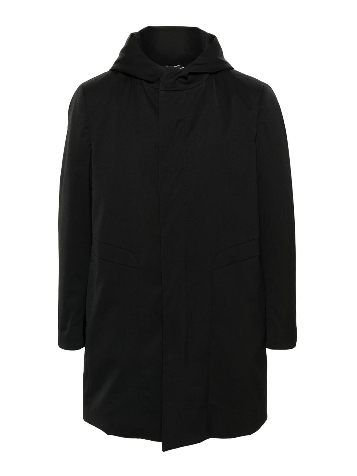 Shop Tagliatore Coat Black