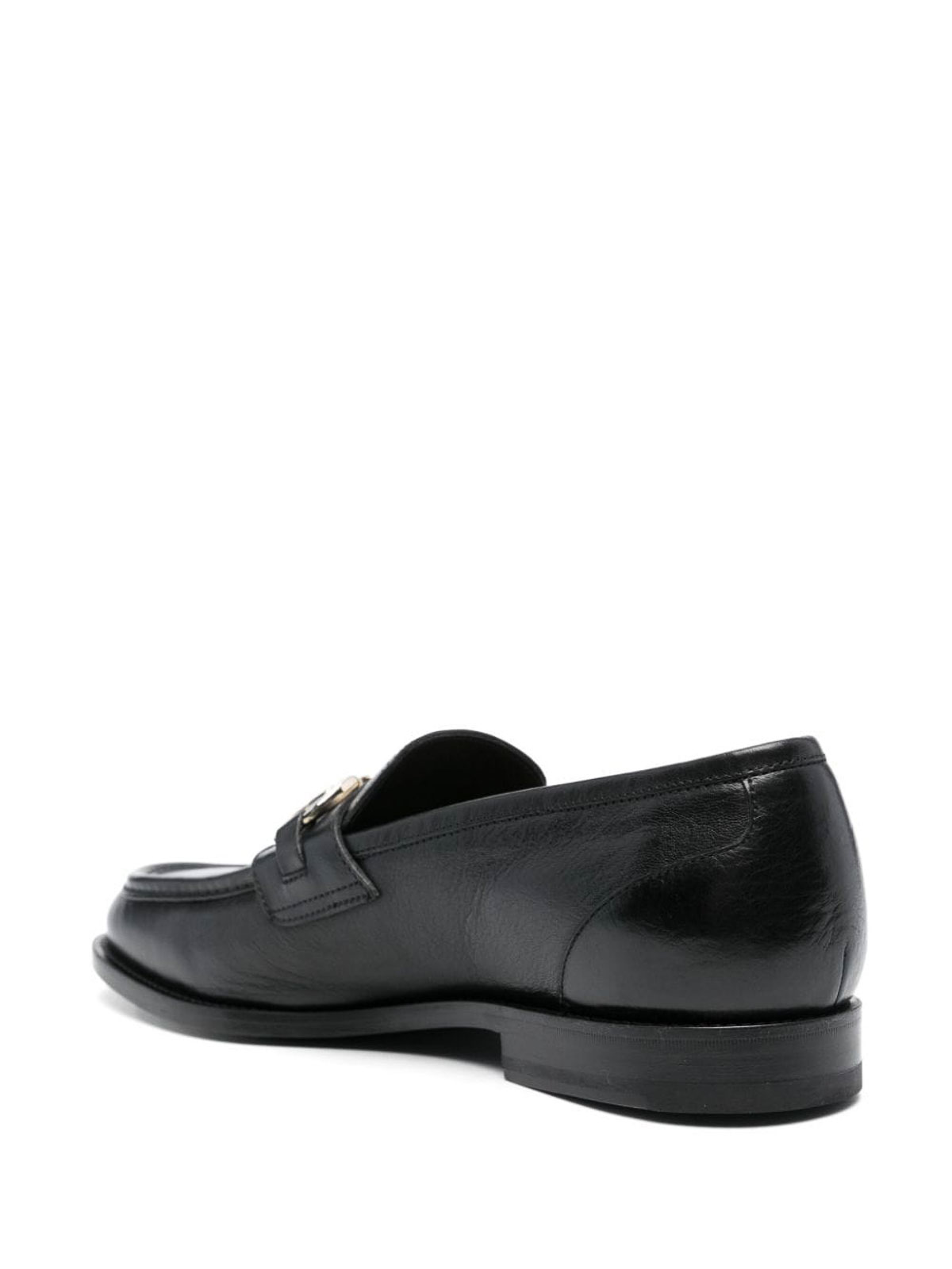 Shop Tagliatore Flat Shoes In Black