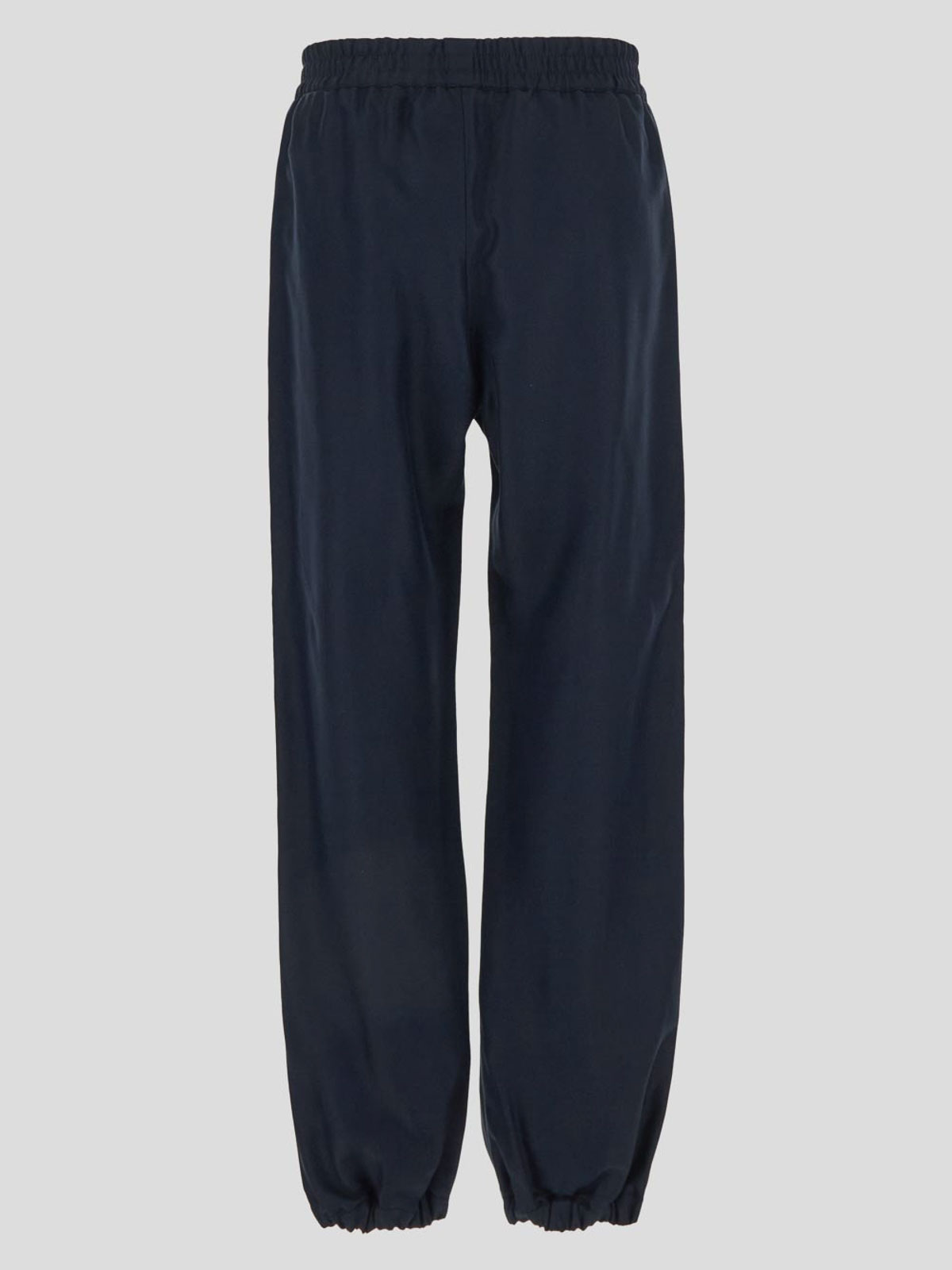 Shop Moncler Trousers With Side Pockets In Black