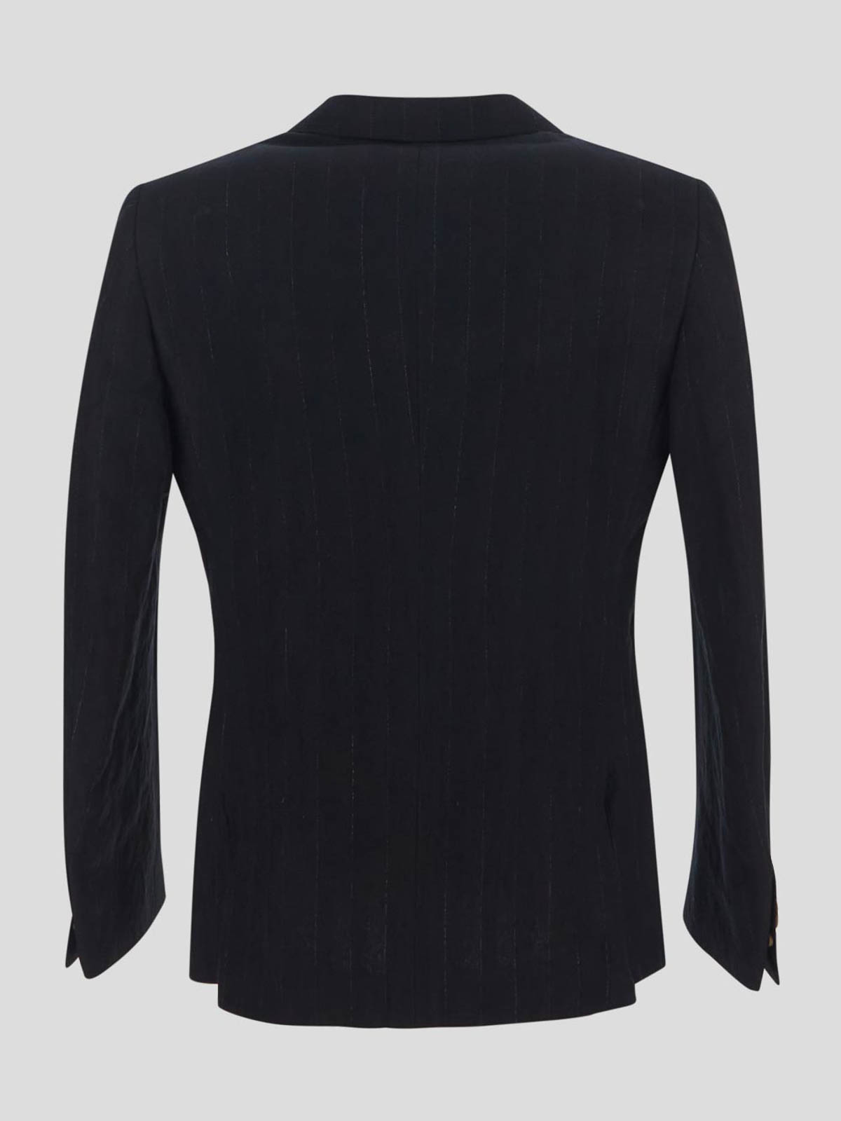 Shop Maurizio Miri Blue Suit With Button In Black