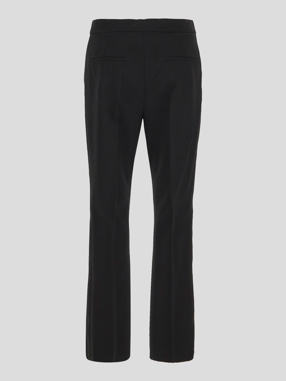 Shop Max Mara Black Trousers With Side Pockets