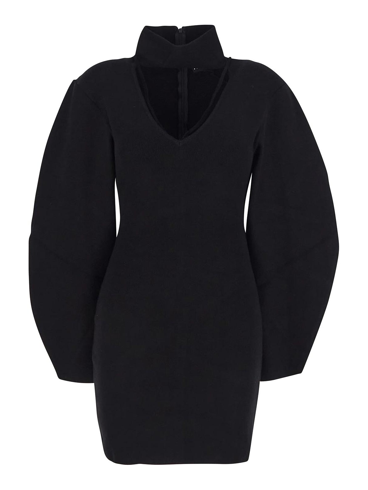 Shop Andreädamo Long Sleeves Black Dress
