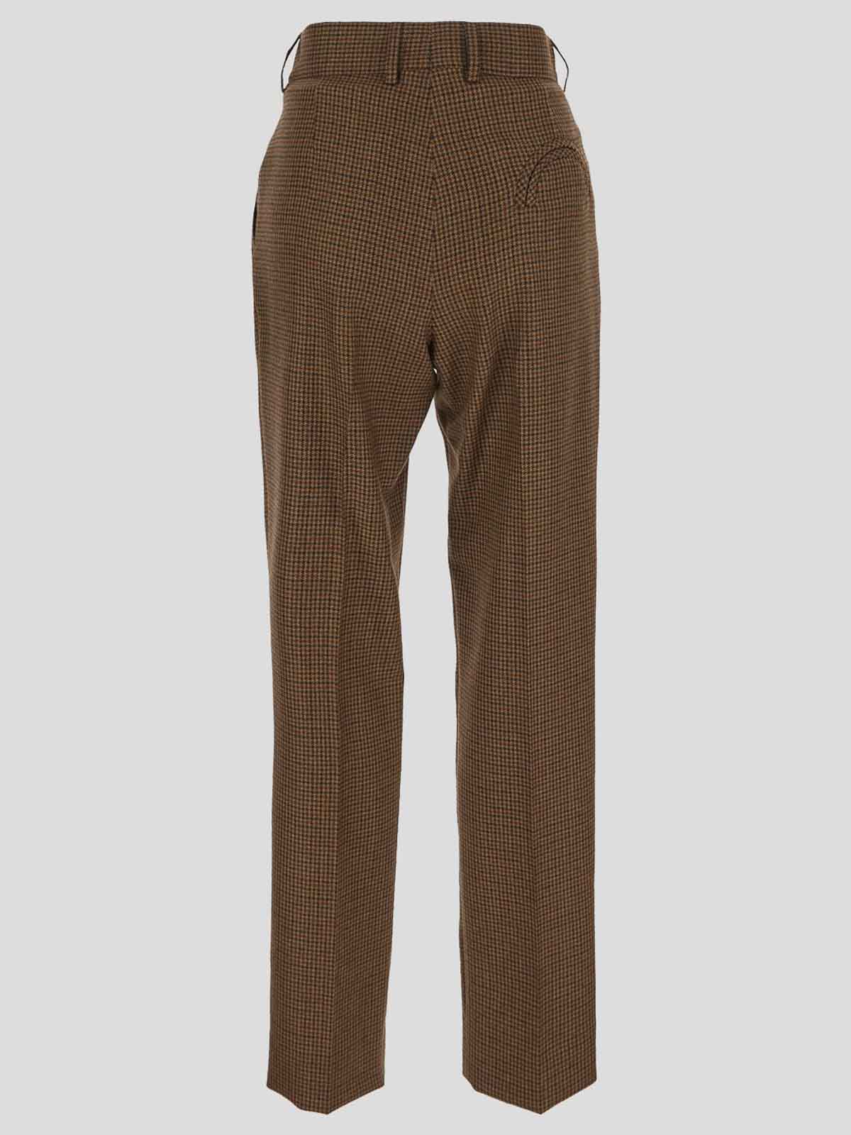 Shop Blazé Milano Beige Trousers With Side Pockets