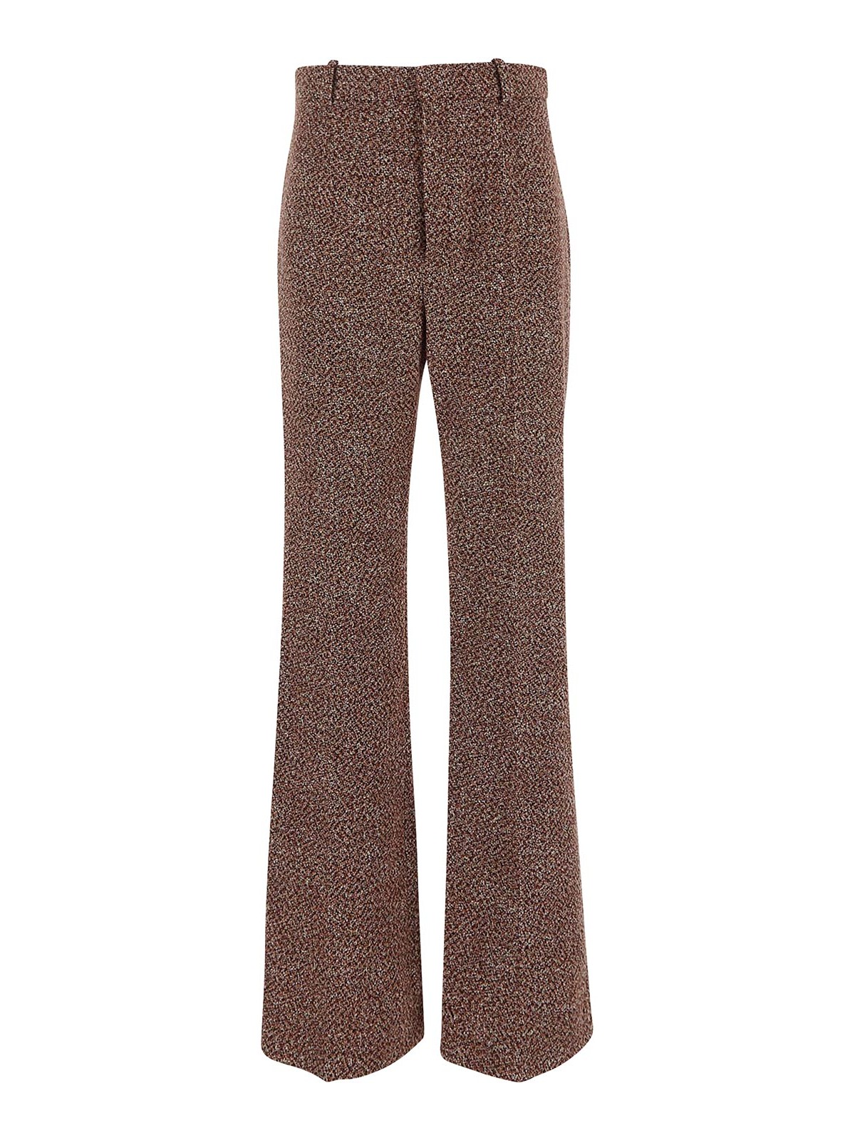 Chloé Flare Trousers In Brown