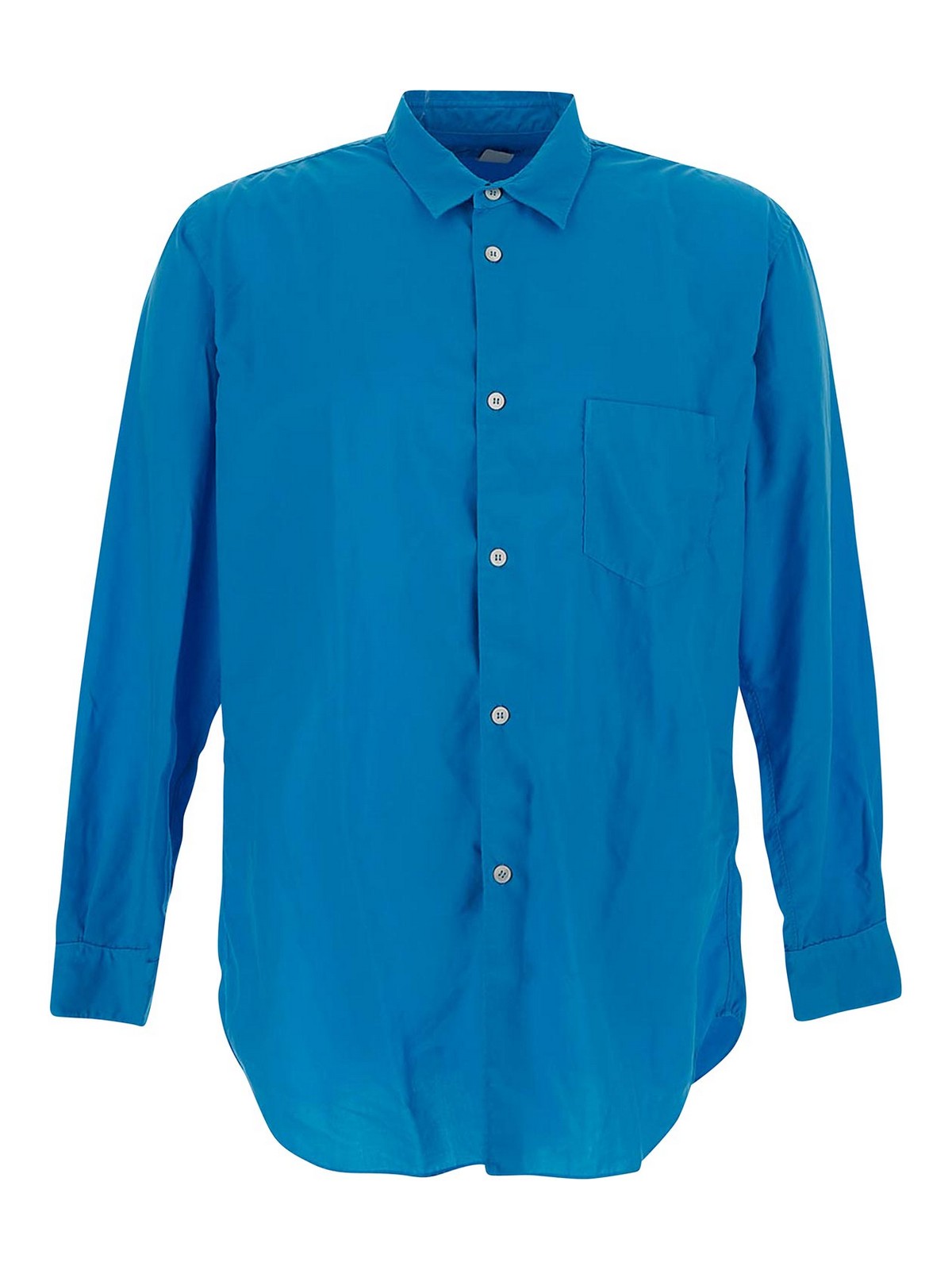 Comme Des Garçons Hirt Blue Shirt With Long Sleeves