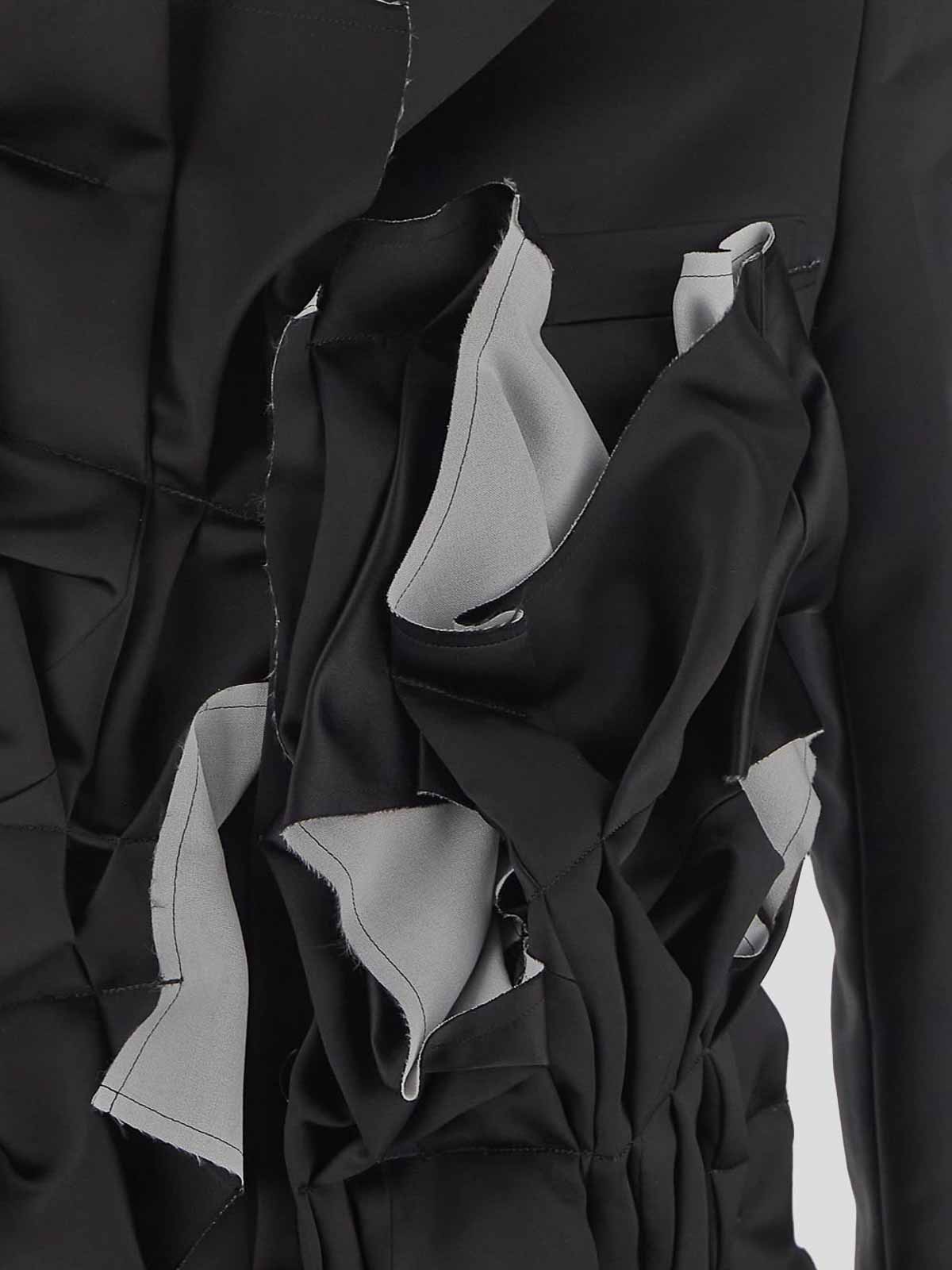 Shop Comme Des Garçons Blazer - Negro In Black