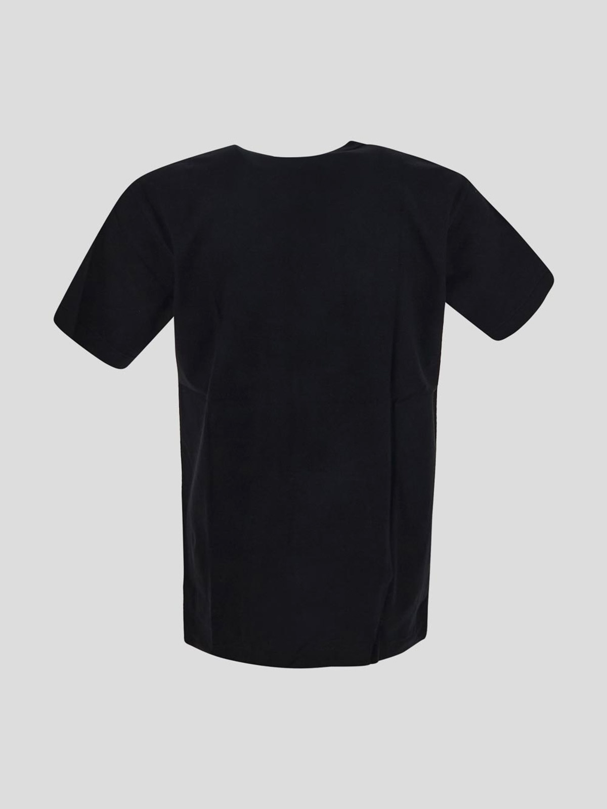 Shop Comme Des Garçons Play T-shirt With Short Sleeves In Black