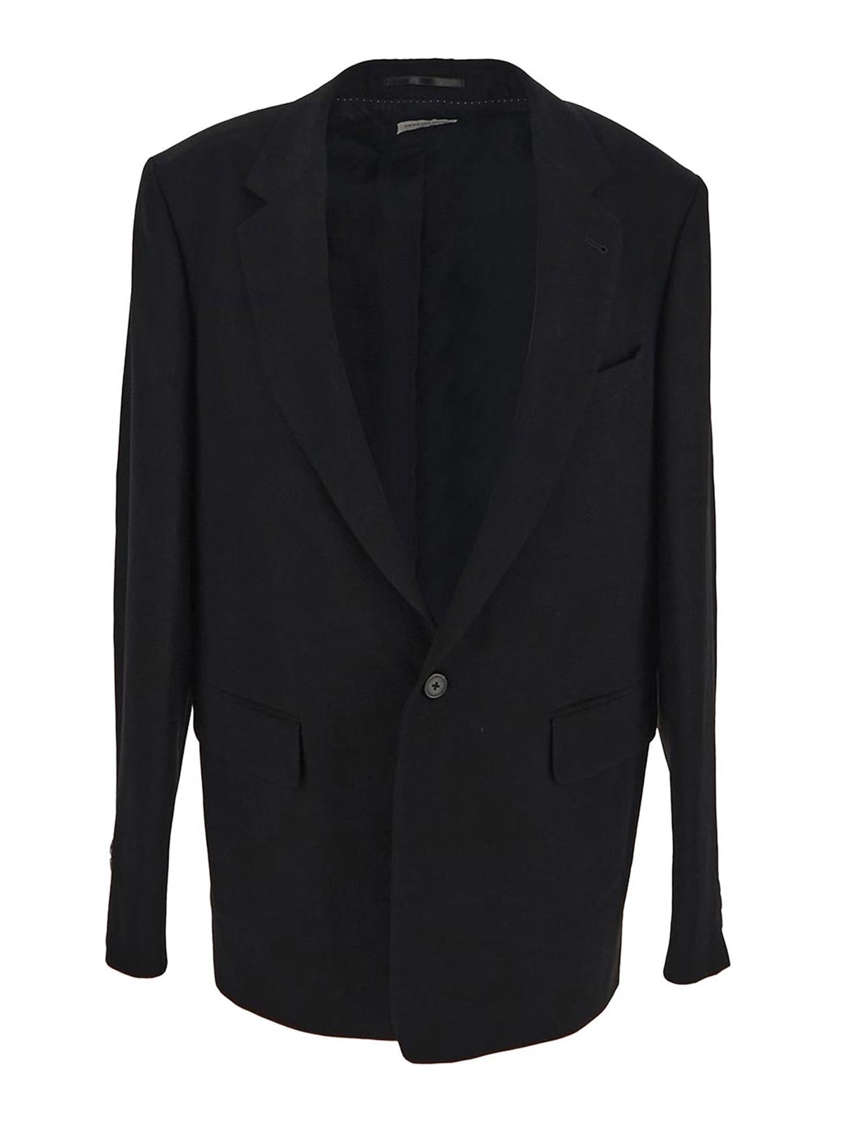 Dries Van Noten Black Jacket With Long Sleeves