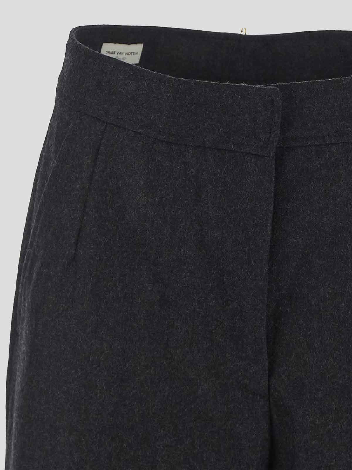 Shop Dries Van Noten Pantalón Casual - Gris In Grey