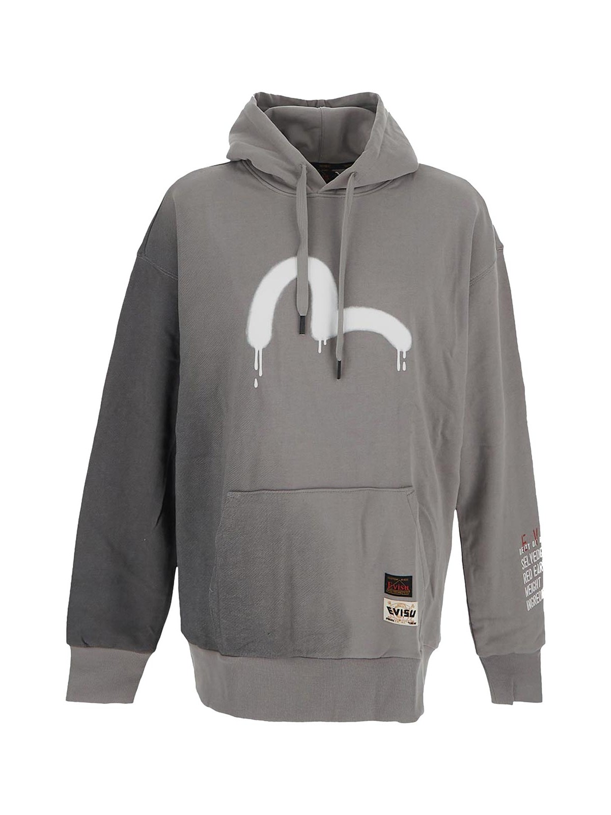 Evisu Sweatshirt In Grey