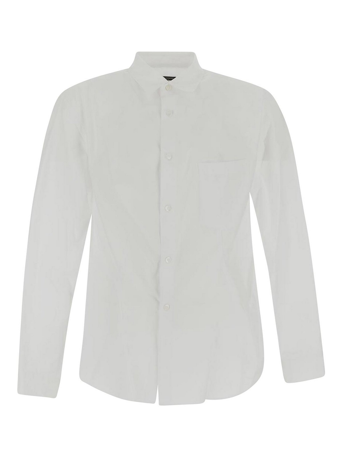 Comme Des Garcons Hommes Plus White Shirt With Long Sleeves
