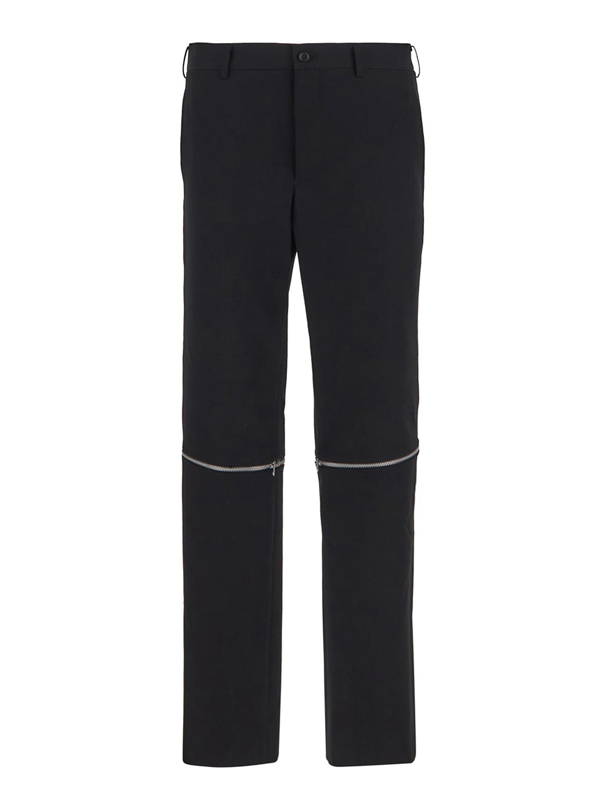 Comme Des Garcons Hommes Plus Tapered Leg Trousers In Black