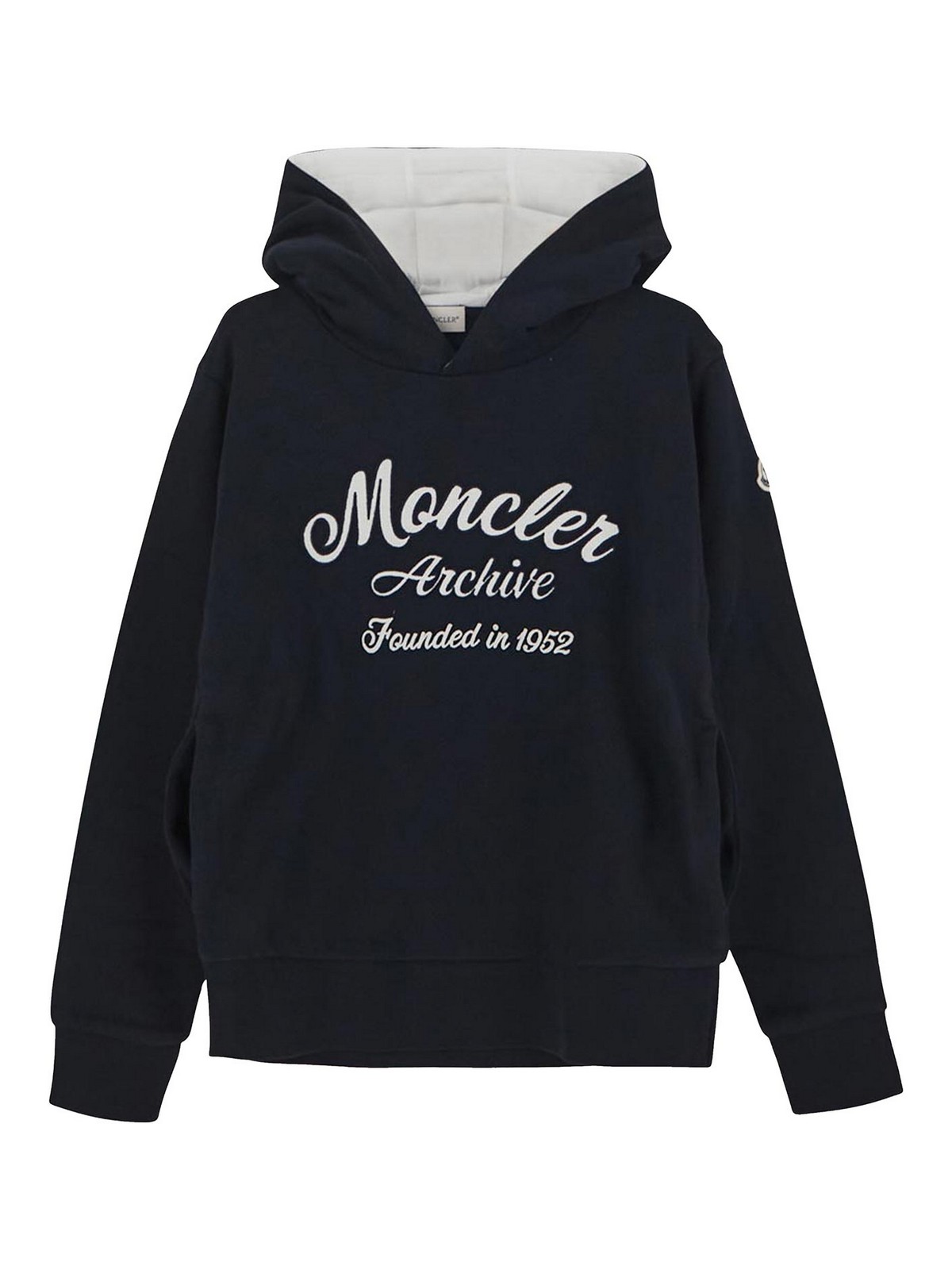 Moncler Kids' Blue Sweatshirt With Long Sleeves