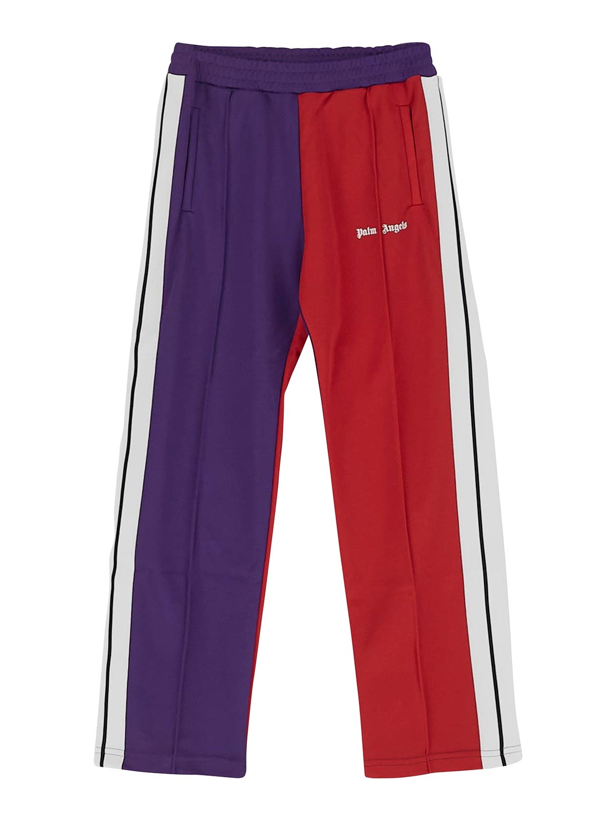 Palm Angels Kids' Multicolor Trousers With Elasticated Waist In Multicolour