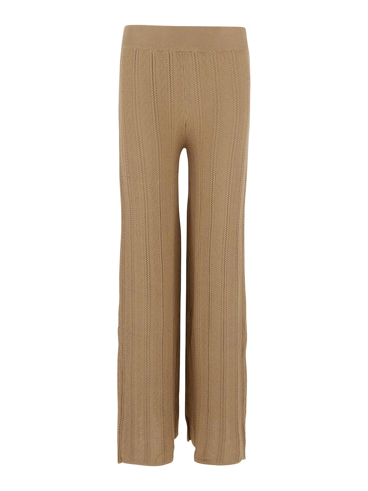 Remain Birger Christensen Beige Trousers With Elasticated Waist