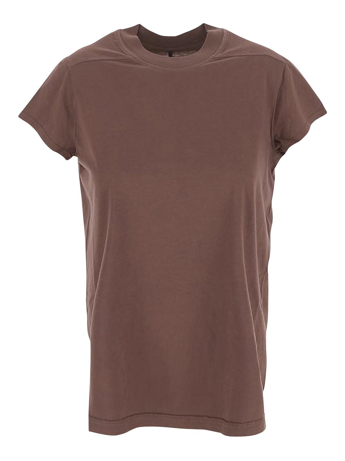 Rick Owens T-shirt In Mauve With Cap Sleeves In Light Purple