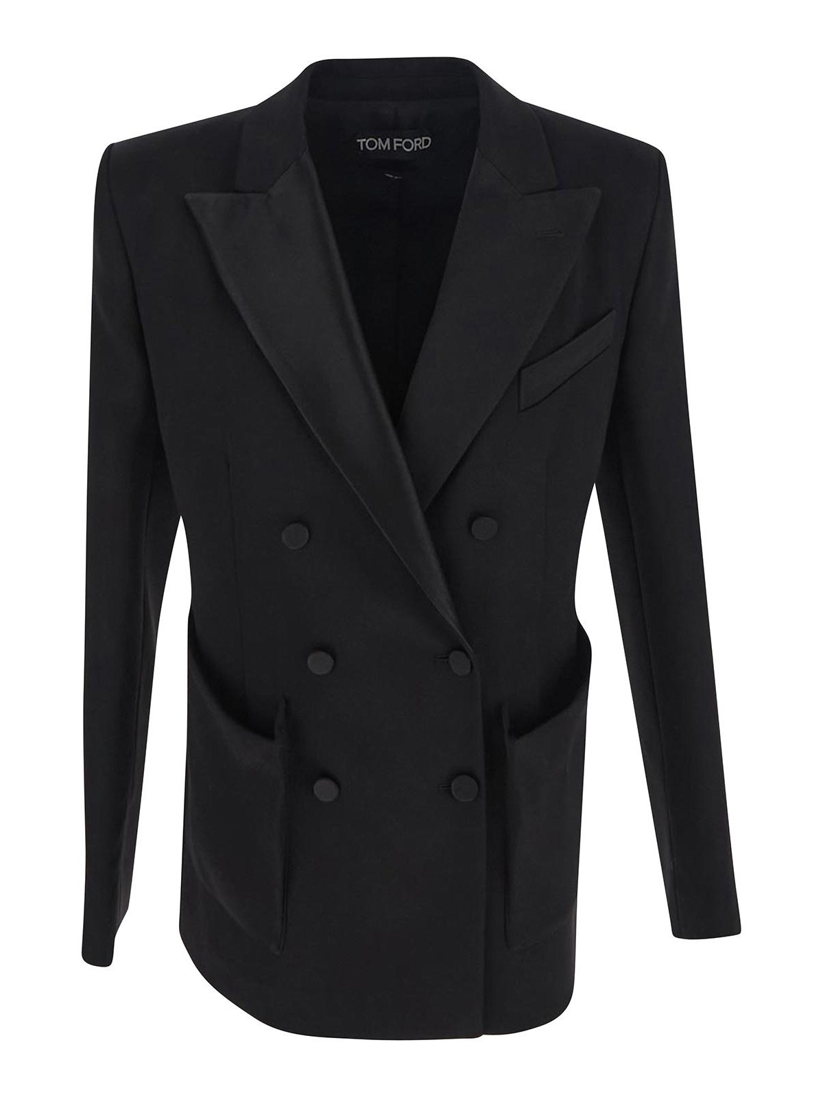 Tom Ford Black Jacket With Long Sleeves