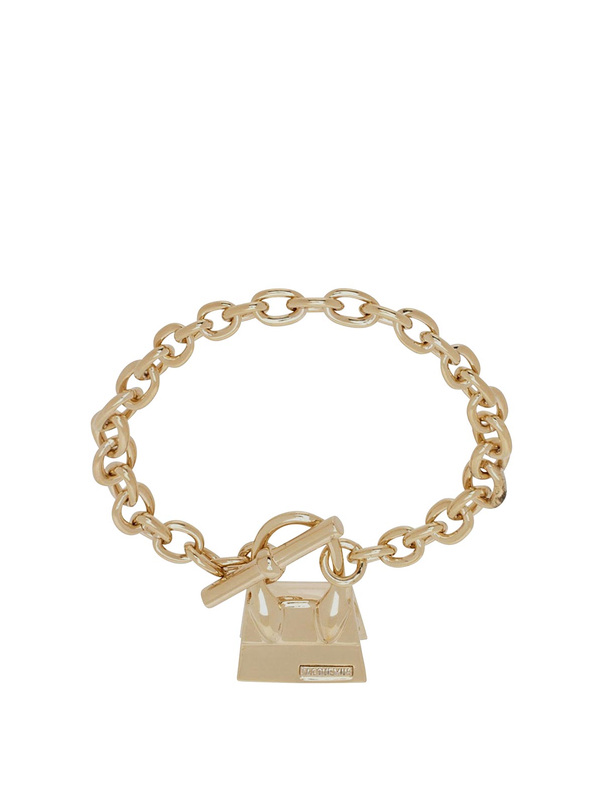 Jacquemus bracelet with logo - Gold - Women | 231JW5505800270