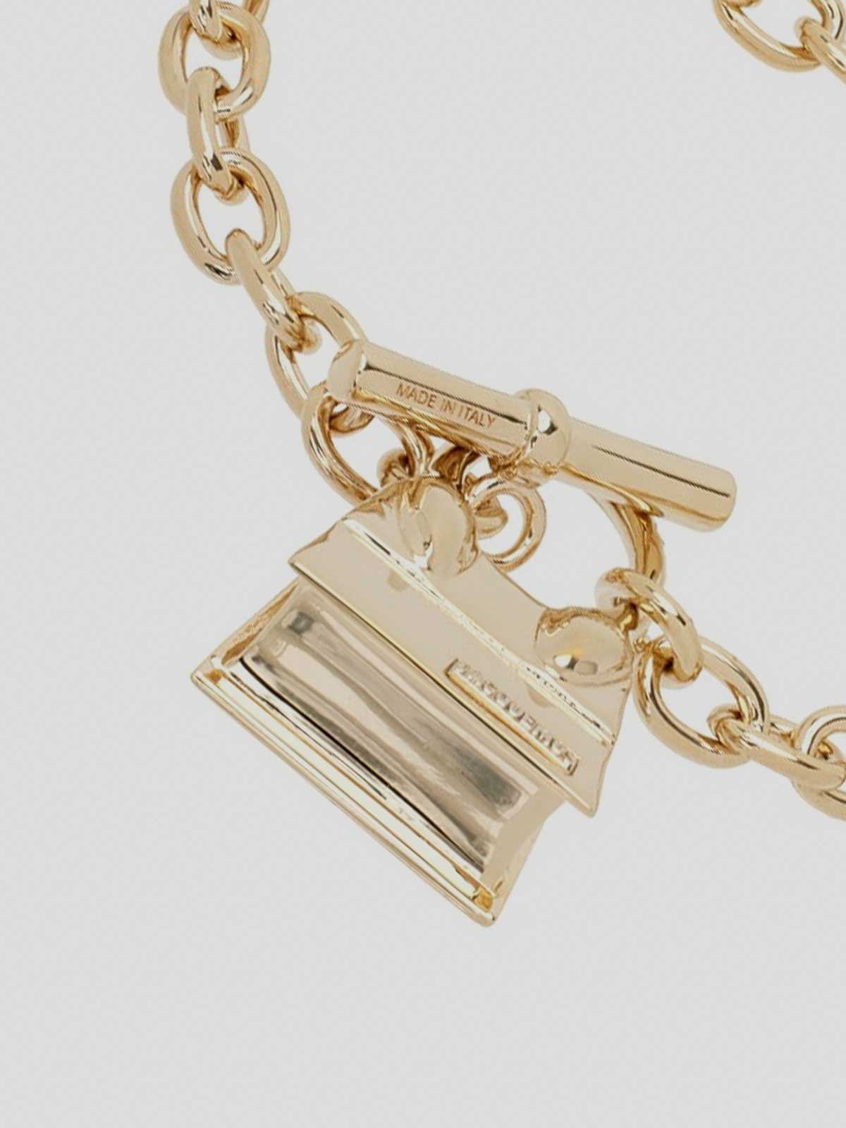 Jacquemus bracelet with logo - Gold - Women | 231JW5505800270