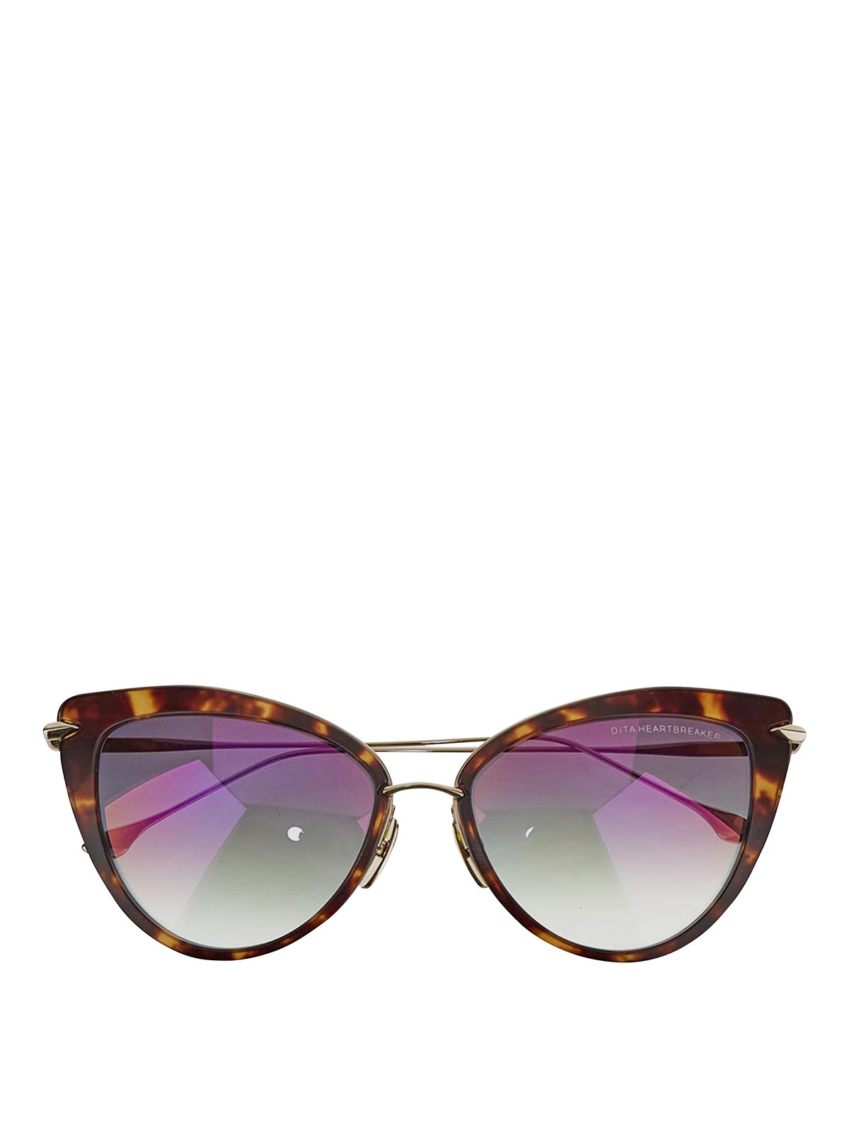 Dita Sunglasses In Marble Brown In Red