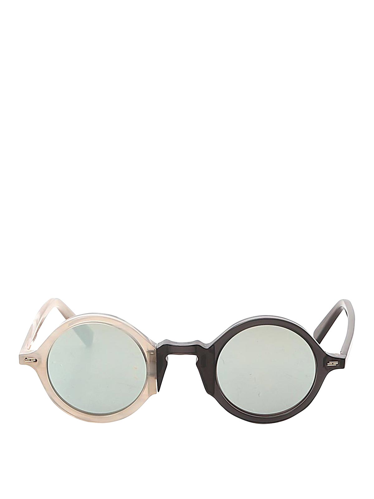 Movitra Mirrored Lenses Sunglasses In Black
