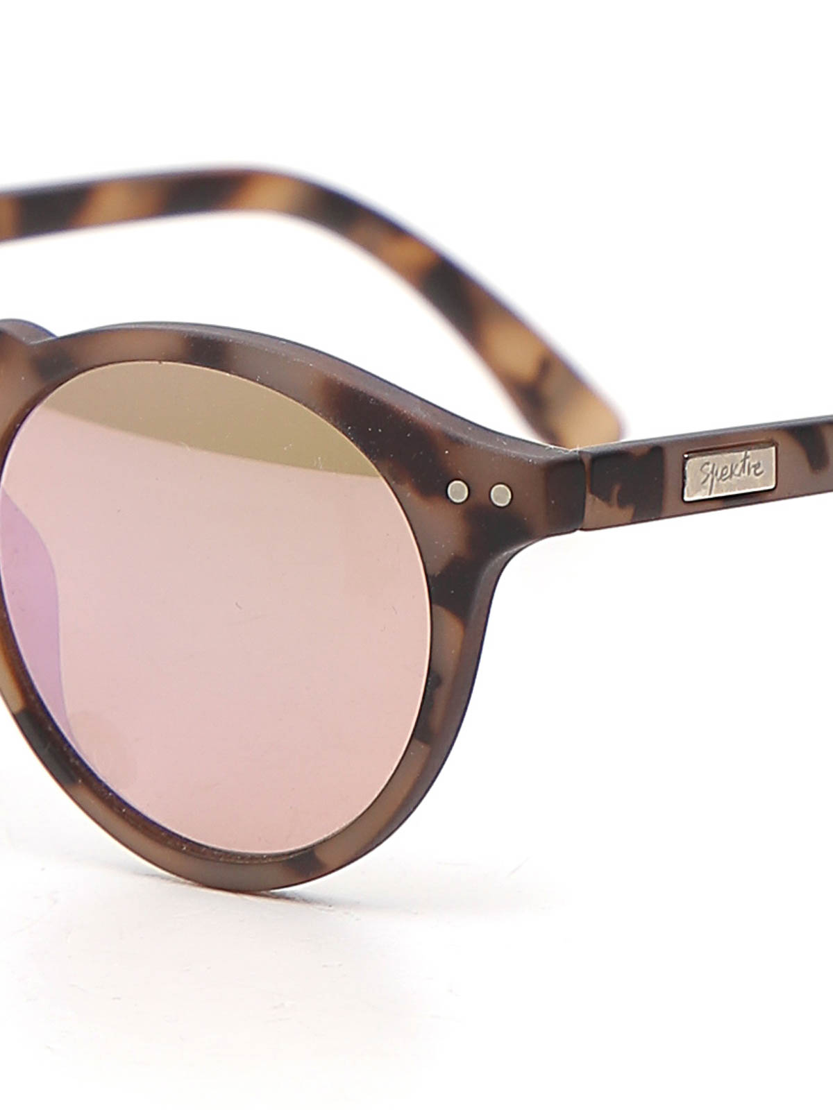 Shop Spektre Mirrored Lenses Sunglasses In Brown