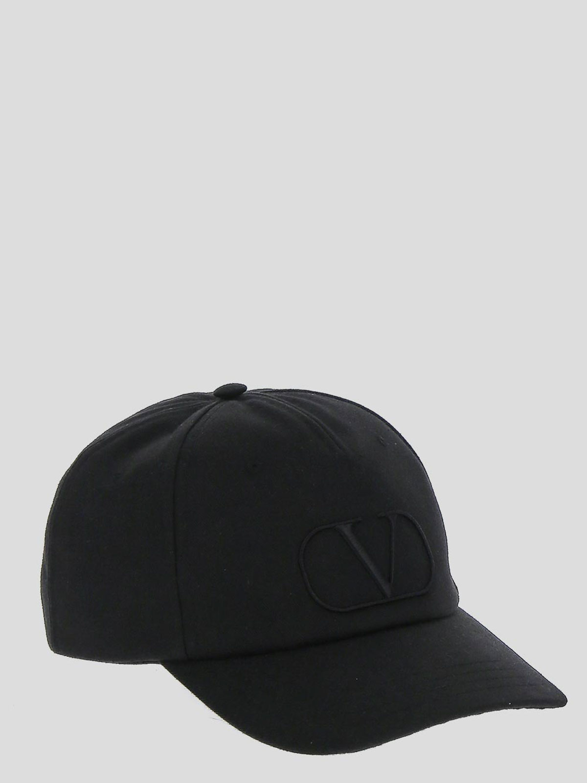 Shop Valentino Baseball Cap In Black