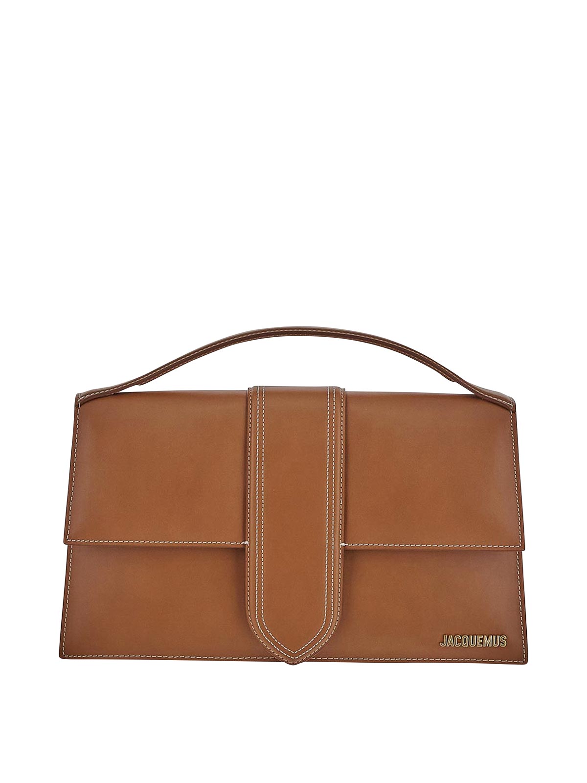 Jacquemus Handbag In Brown With Finish Logo