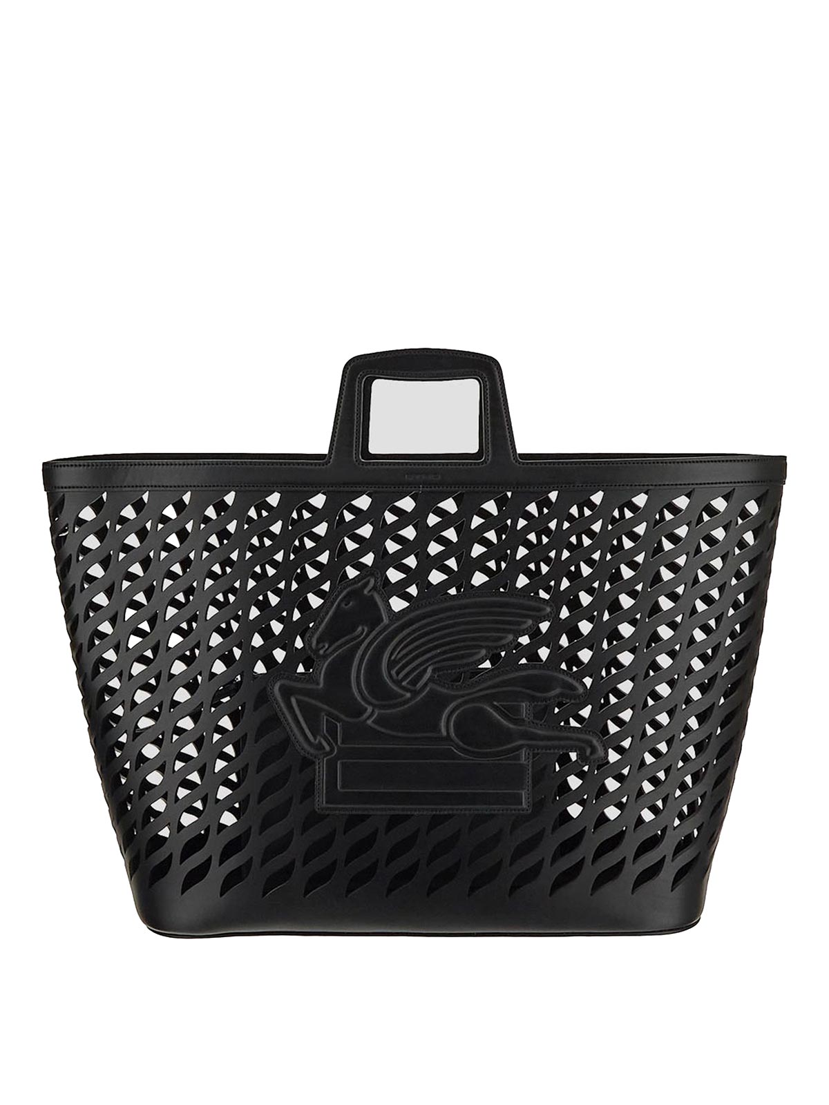 Etro Shopping Bag In Black