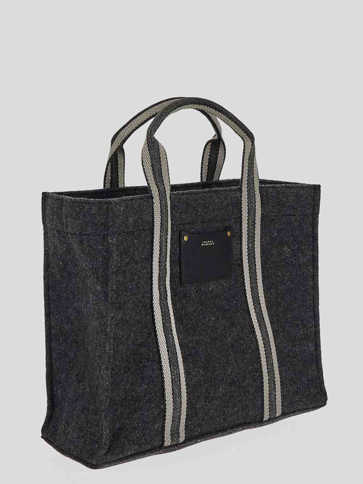 Shop Isabel Marant Tote Bag In Grey