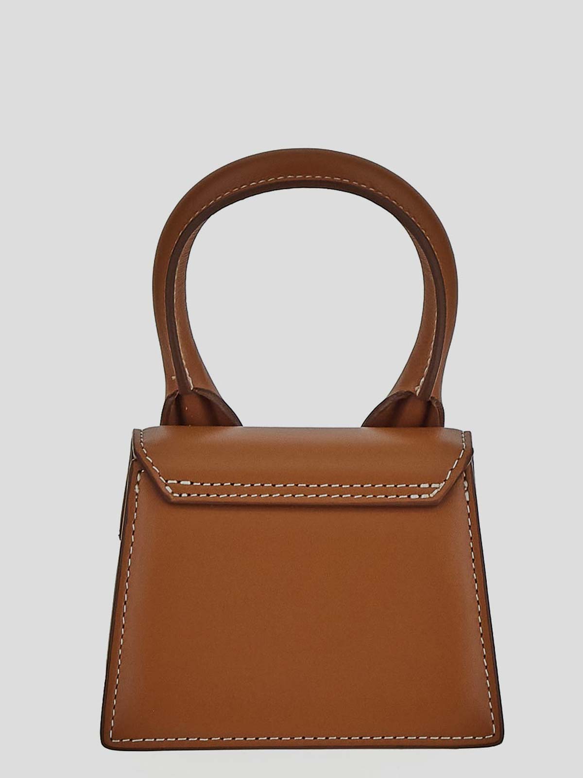 Shop Jacquemus Mini Handbag In Brown
