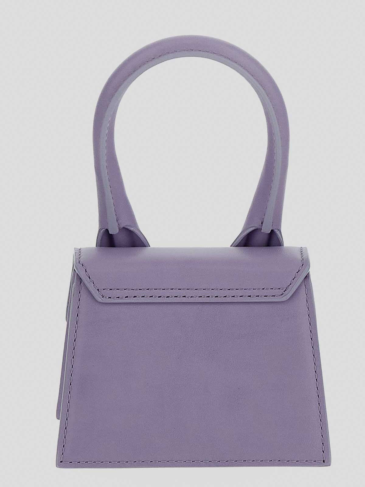 Shop Jacquemus Mini Bag In Purple