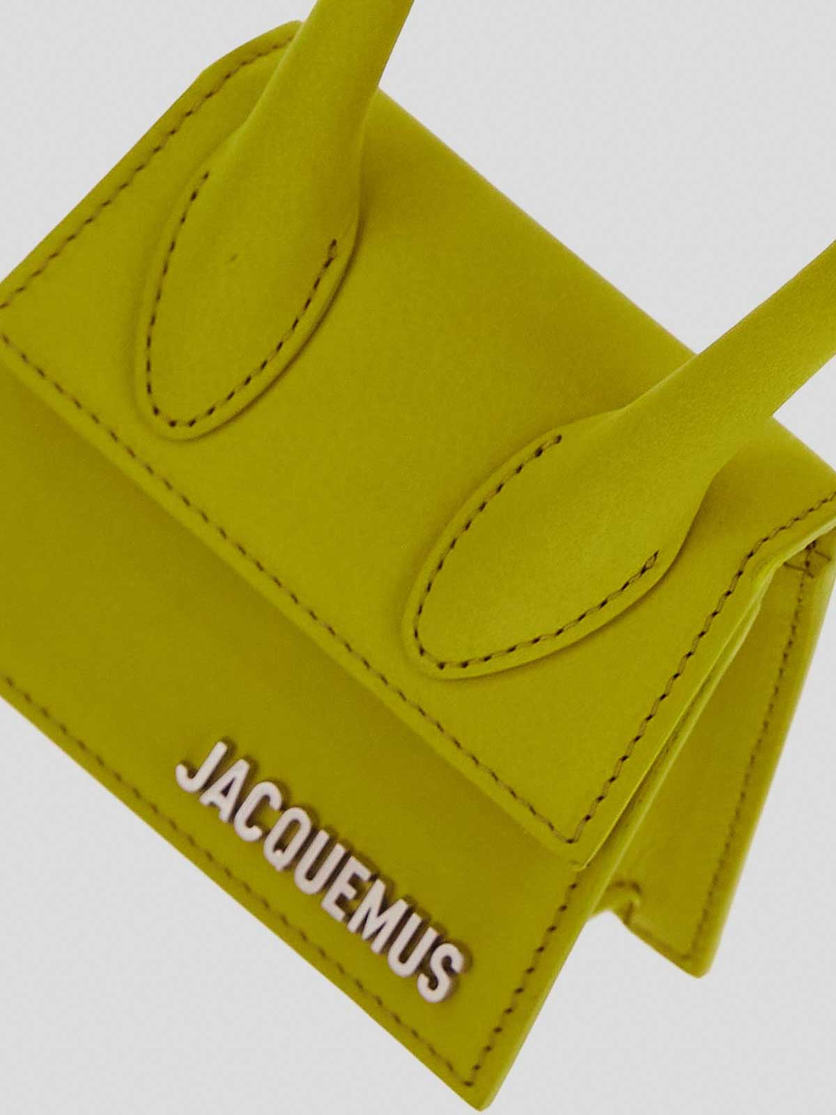 Shop Jacquemus Mini Bag In Yellow