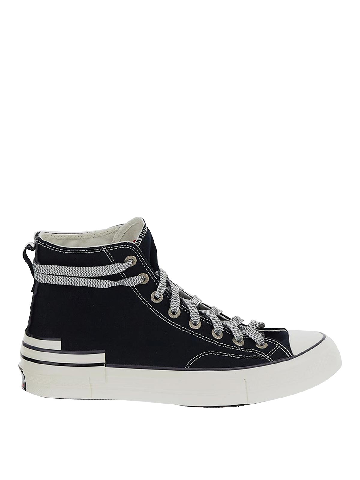 Converse High-top Sneakers In Black With Hacked