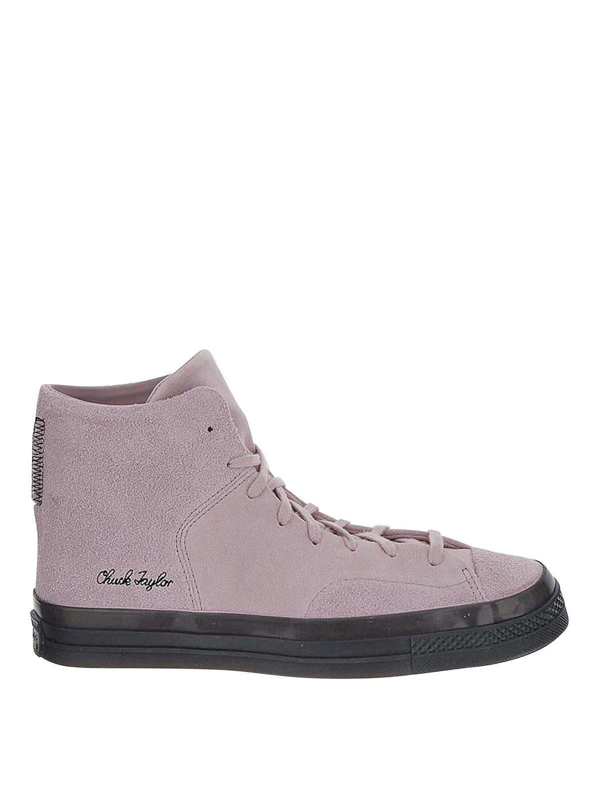Converse High Top Sneakers In Violet With Lace Up In Purple