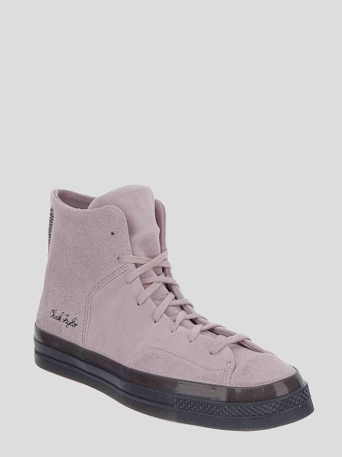Shop Converse High Top Sneakers In Violet With Lace Up In Purple