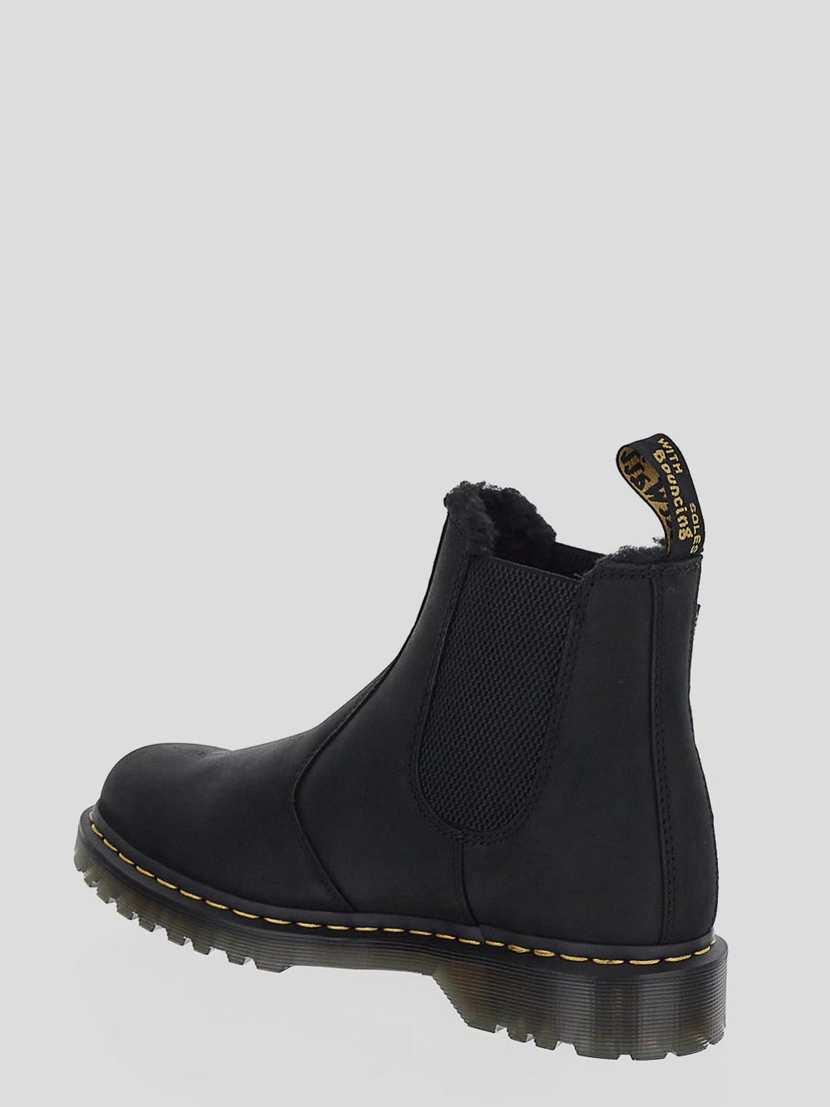 Shop Dr. Martens' Lack Shoes With Round Toe In Black