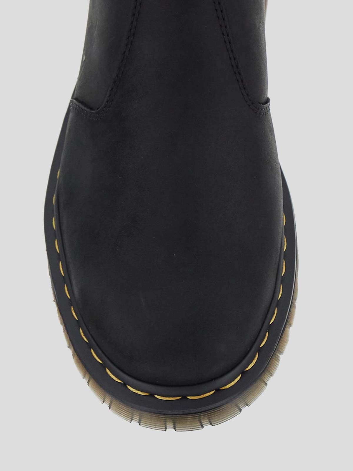 Shop Dr. Martens' Lack Shoes With Round Toe In Black
