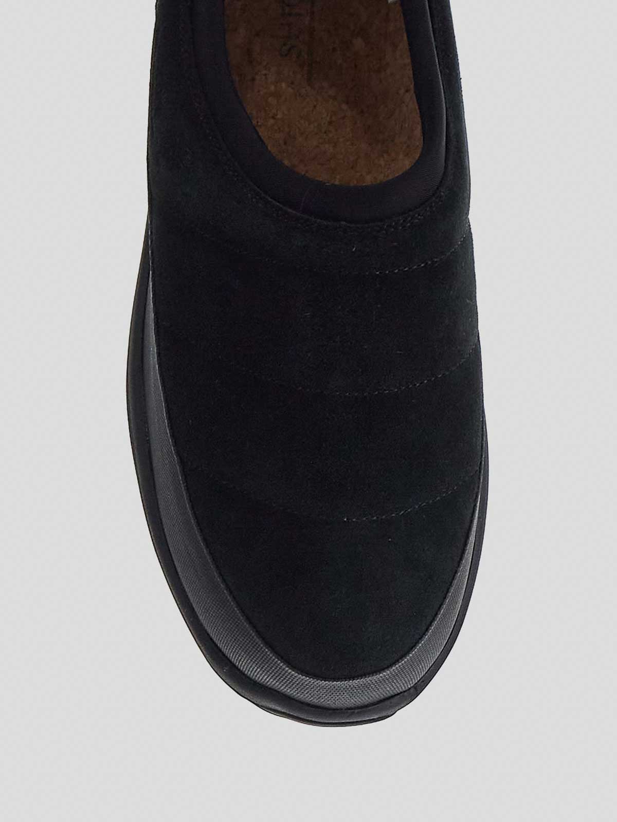 Shop Suicoke Black Shoes With Round Toe